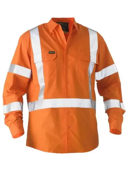 X Taped Hi Vis Recycled Drill Shirt BS6266XT - City Workwear